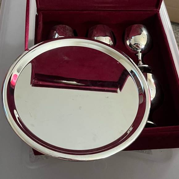 Godinger Silver Art Cordial set - Picture 3 of 9